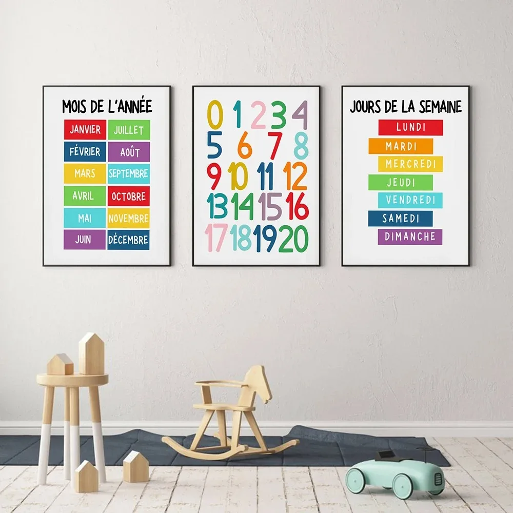 Kids Educational Poster - 1 Pieza - Láminas Educativas de