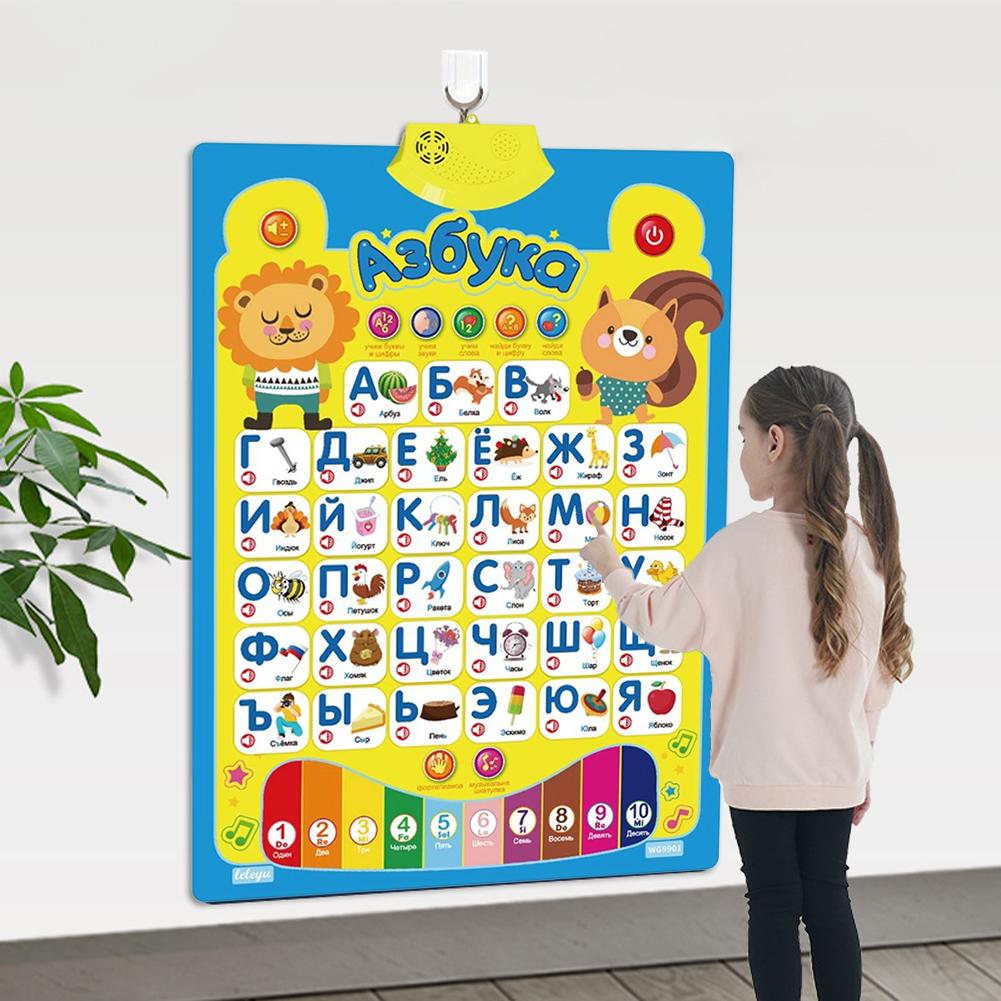 Gráfico de pared del alfabeto  - Kids Educational Poster reseña y precio