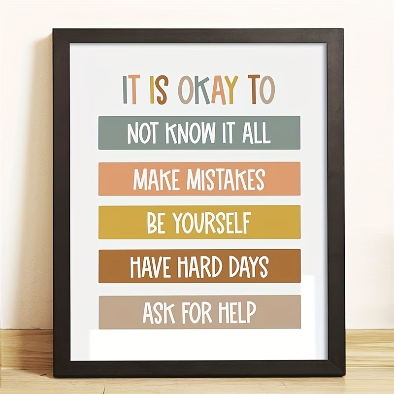 Póster con impresión de citas  - Kids Educational Poster reseña y precio