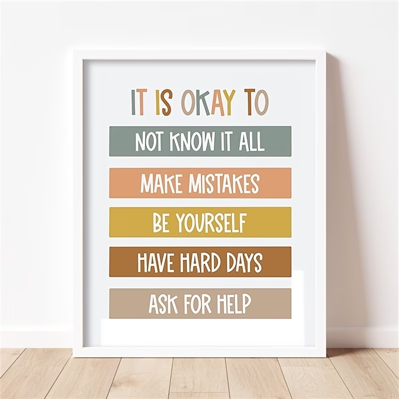 Póster con impresión de citas  - Kids Educational Poster reseña y precio