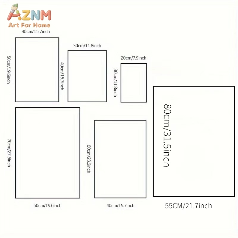 AZNM - Lienzo educativo con nú - Kids Educational Poster reseña y precio